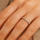 Vorsteckring HERZLOVES Rosegold mit Diamanten zus. 0.21ct G.SI