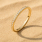 Vorsteckring ISARTOR Gelbgold mit Diamanten zus. 0.09ct G.VS