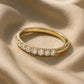 Vorsteckring MARIEN Gelbgold mit Diamanten zus. 0.27ct G.VS