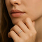 Vorsteckring MARIEN Rosegold Diamanten zus. 0.27ct G.VS