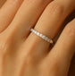 Vorsteckring MARIEN Platin mit Diamanten zus. 0.27ct G.VS