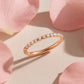Vorsteckring MIAMORE Rosegold mit Diamanten zus. 0.32ct G.SI