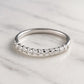 Vorsteckring MIAMORE Platin mit Diamanten 0.32ct G.SI