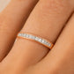 Vorsteckring MUENCHEN Rosegold mit Diamanten zus. 0.38ct G.VS