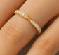 Vorsteckring SEVDA Gelbgold mit Diamanten zus. 0.14ct G.VS