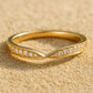 Vorsteckring SEVDA Gelbgold mit Diamanten zus. 0.14ct G.VS