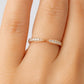 Vorsteckring SEVDA Rosegold mit Diamanten zus. 0.14ct G.VS