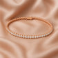 Tennisarmband mit Diamanten Roségold 585 I STAR.006