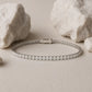 Tennisarmband mit Diamanten Weißgold 585 I STAR.006