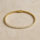 Tennisarmband mit Diamanten Gelbgold 585 I STAR.006