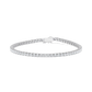 Tennisarmband mit Diamanten Weißgold 585 I STAR.006