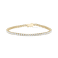Tennisarmband mit Diamanten Gelbgold 585 I STAR.006