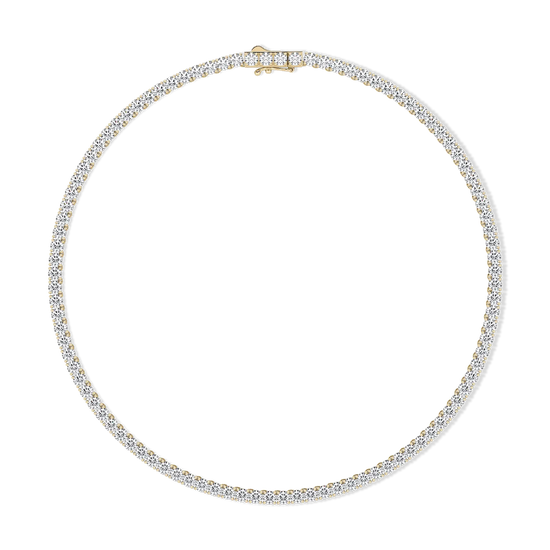 Tenniscollier mit Diamanten Gelbgold 585 I STARLINE FOUR