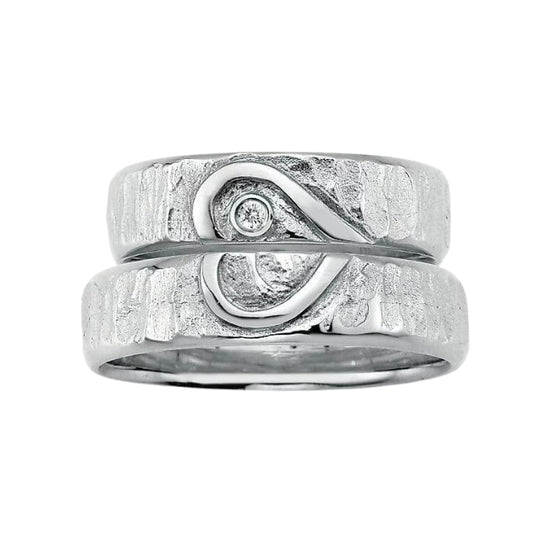 Trauringe in Silber 925 I HERZ