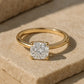 Verlobungsring Gelbgold 585 mit Diamant I AMORE CUSHION