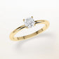 Verlobungsring Gelbgold 585 mit Diamant I AMORE CUSHION