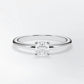Verlobungsring Weißgold 585 mit Diamant I AMORE CUSHION