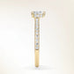 Verlobungsring Gelbgold 585 mit Diamant I AMORE HERZ PAVE