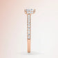 Verlobungsring Rosegold 585 mit Diamant I AMORE HERZ PAVE