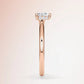 Verlobungsring Rosegold 585 mit Diamant I AMORE HERZ