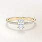 Verlobungsring Gelbgold 585 mit Diamanten I AMORE MARQUISE PAVE