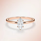 Verlobungsring Rosegold 585 mit Diamanten I AMORE MARQUISE