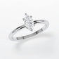Verlobungsring Platin 950 mit Diamanten I AMORE MARQUISE