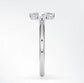 Verlobungsring Platin 950 mit Diamanten I AMORE MARQUISE