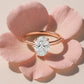 Verlobungsring Rosegold 585 mit Diamant I AMORE OVAL