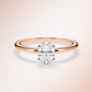 Verlobungsring Rosegold 585 mit Diamant I AMORE OVAL