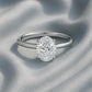 Verlobungsring Platin 950 mit Diamant I AMORE OVAL