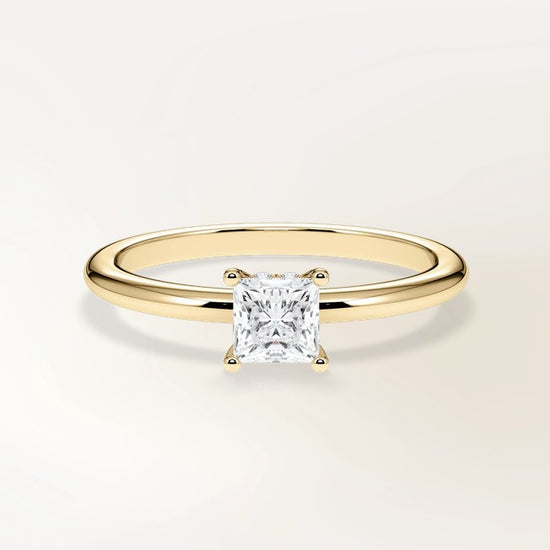 Verlobungsring Gelbgold 585 mit Diamant I AMORE PRINCESS