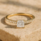 Verlobungsring Gelbgold 585 mit Diamant I AMORE PRINCESS PAVE