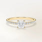 Verlobungsring Gelbgold 585 mit Diamant I AMORE PRINCESS PAVE