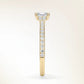 Verlobungsring Gelbgold 585 mit Diamant I AMORE PRINCESS PAVE