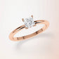 Verlobungsring Rosegold 585 mit Diamant I AMORE PRINCESS