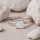 Verlobungsring Platin 950 mit Diamant I AMORE PRINCESS