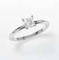 Verlobungsring Platin 950 mit Diamant I AMORE PRINCESS