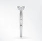 Verlobungsring Platin 950 mit Diamant I AMORE PRINCESS
