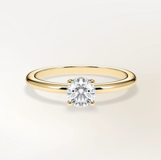 Verlobungsring Gelbgold 585 mit Diamant I AMORE