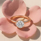 Verlobungsring Rosegold 585 mit Diamant I AMORE