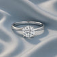 Verlobungsring Platin 950 mit Diamant I AMORE