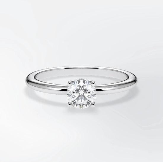 Verlobungsring Weißgold 585 mit Diamant I AMORE