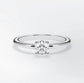 Verlobungsring Platin 950 mit Diamant I AMORE