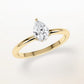 Verlobungsring Gelbgold 585 mit Diamant I AMORE TROPFEN