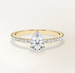 Verlobungsring Gelbgold 585 mit Diamant I AMORE TROPFEN PAVE