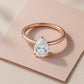 Verlobungsring Rosegold 585 mit Diamant I AMORE TROPFEN