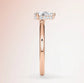 Verlobungsring Rosegold 585 mit Diamant I AMORE TROPFEN