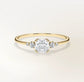 Verlobungsring Gelbgold 585 mit Diamanten I BELLA CUSHION