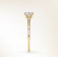 Verlobungsring Gelbgold 585 mit Diamanten I BELLA CUSHION